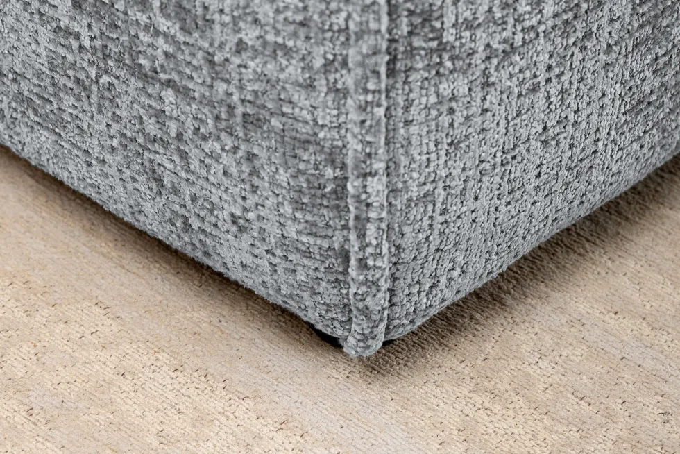 Design 3-Sitzer Sofa BOSSA NOVA 260cm grau Chenille XXL-Couch