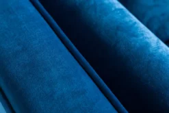 Design 3-Sitzer Sofa COZY VELVET 220cm petrol blau Samt Federkern Lounge