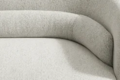 Design Sofa GATSBY 230cm beige Chenille Federkern 3-Sitzer Couch Rundum-Bezug