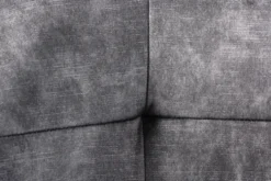 Design Stuhl LOFT dunkelgrau Samt drehbar Metallgestell schwarz mit Armlehne