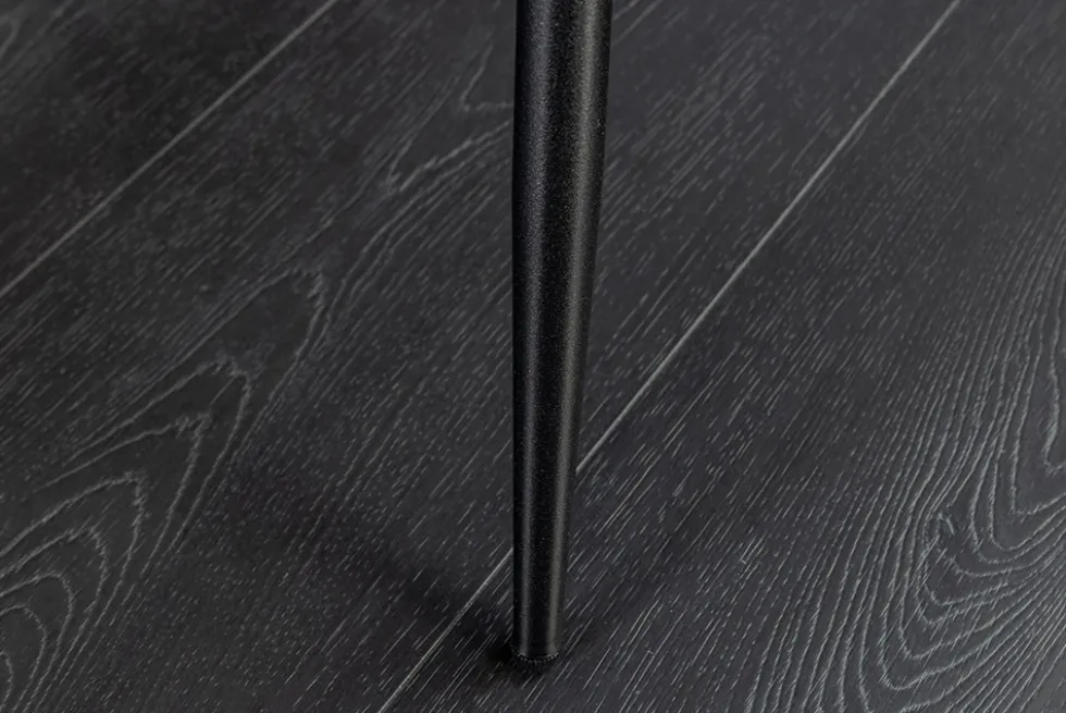 Design Stuhl ROADSTAR antik braun schwarze Metallbeine