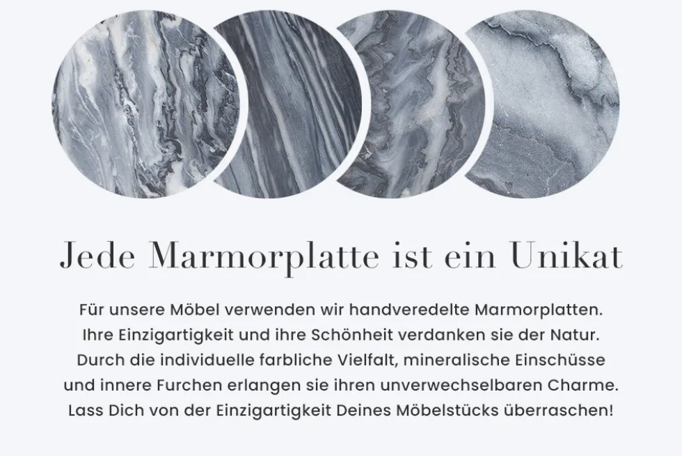 Design Tischlampe GINKGO 70cm schwarz Stoffschirm gold Metall handmade Marmor-Fuß