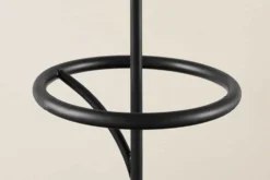 Design Tischlampe WILDLIFE 75cm schwarz gold rund Papagei Skulpturen mit Marmor-Fuß