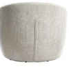 Drehbarer Design Sessel ALPINE beige Chenille Cremona 360° mit Armlehnen