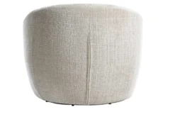 Drehbarer Design Sessel ALPINE beige Chenille Cremona 360° mit Armlehnen