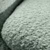 Drehbarer Design Sessel ALPINE salbei Bouclé 360° mit Armlehnen