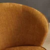 Drehbarer Design Sessel GATSBY senfgelb Samt 360°