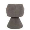 Drehbarer Stuhl AMBIENTO braun Strukturstoff 180° mit Auto-Return Polsterstuhl
