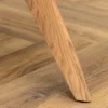 Drehbarer Stuhl ASGARD beige Strukturstoff mit Taschenfederkern und Armlehne