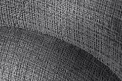 Drehbarer Stuhl ASGARD grau Chenille Cremona mit Taschenfederkern und Armlehne