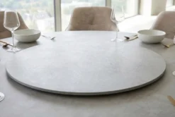 Drehbare Servierplatte SIGNATURE 60cm grau Keramik rund