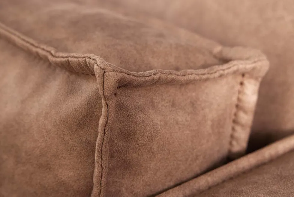 Ecksofa BOSSA NOVA 265cm antik taupe Microfaserstoff 3-Sitzer Couch L-Form