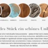 Einzigartiger Beistelltisch WILD 65cm natur Teakholz Hairpin Legs Couchtisch