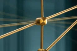 Elegante Hängelampe VARIATION 128cm gold mit sechs schwenkbaren Leuchten