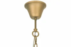 Elegante Hängeleuchte SUNLIGHT 50cm matt gold Hängelampe