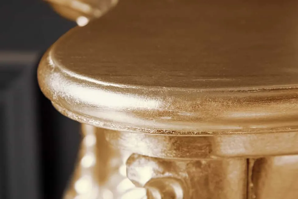 Elegante Konsole VENICE 110cm gold Barock Design Anrichte handgearbeitet