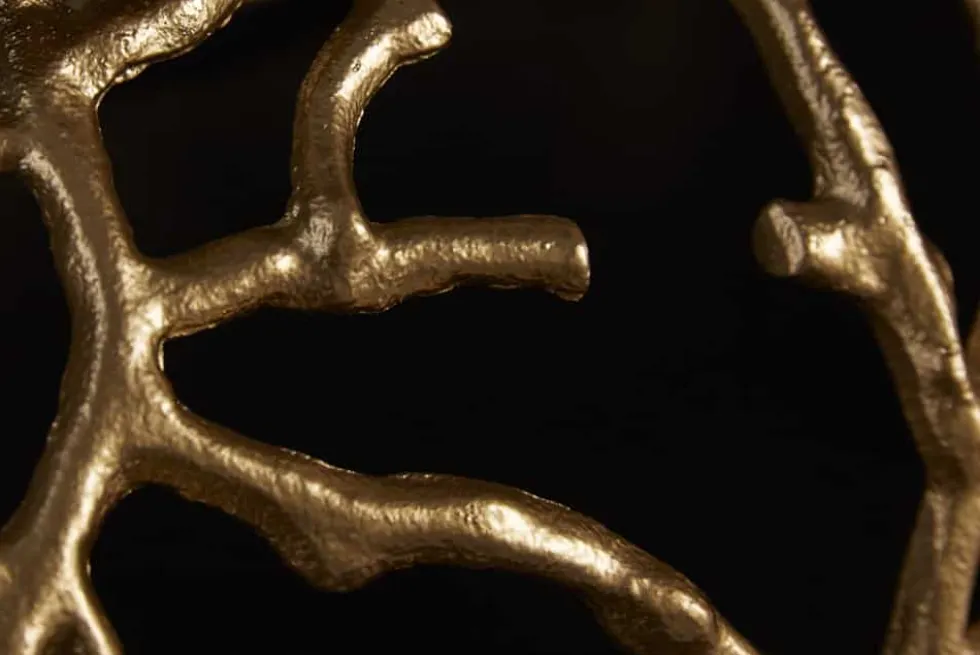 Eleganter Kerzenhalter ABSTRACT 60cm gold für 4 Kerzen