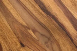 Eleganter Schreibtisch ELEMENTS 118cm braun Sheesham stone finish Metallgestell