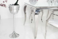 Eleganter Sektkühler CHAMPAGNE 75cm silber poliert Flaschenkühler