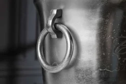 Eleganter Sektkühler CHAMPAGNE 40cm silber Flaschenkühler