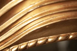 Eleganter Wandspiegel CIRCLE 100cm gold rund mit verziertem Rahmen