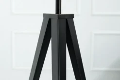 Elegante Stehlampe TRIPOD 145cm schwarz Retro Stehleuchte