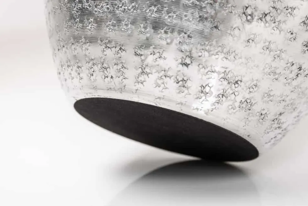 Elegantes Vasen 2er Set ORIENTAL 33cm silber in Handarbeit verziert