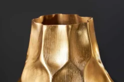 Elegante Vase ORGANIC ORIENT 45cm gold Hammerschlag Design