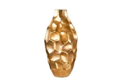 Elegante Vase ORGANIC ORIENT 45cm gold Hammerschlag Design