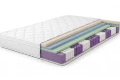 Ergonomische Boxspringmatratze CLOUD FLEX 160x200cm Tonnentaschenfederkern 7-Zonen