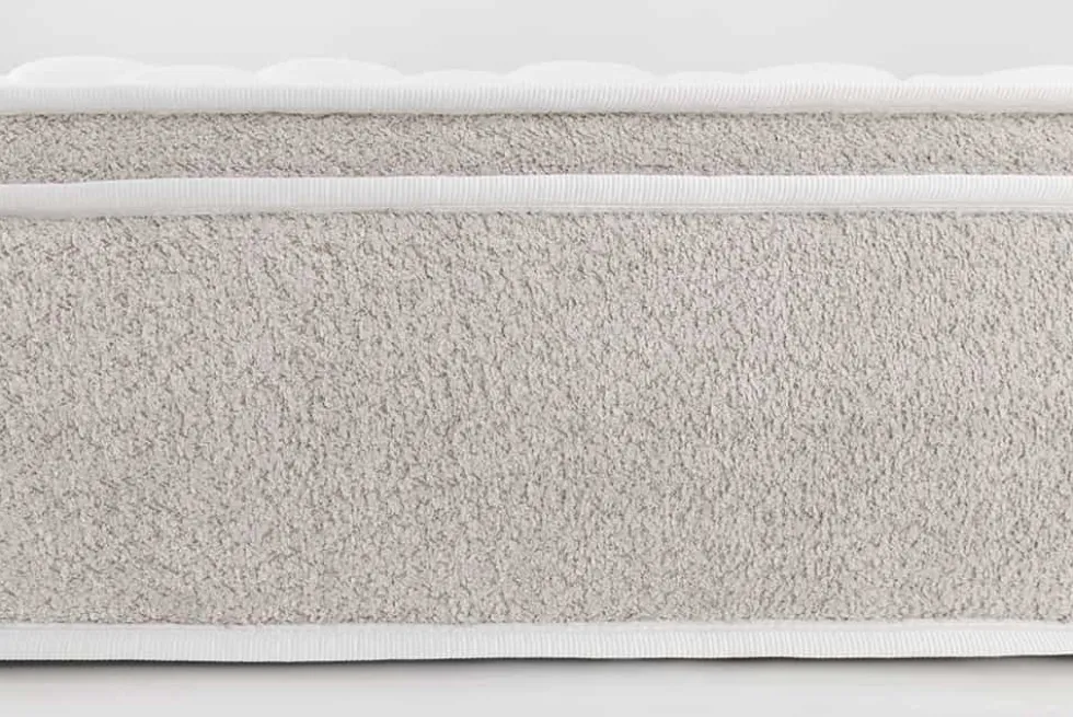 Ergonomische Boxspringmatratze CLOUD FLEX 180x200cm greige Tonnentaschenfederkern 9-Zonen