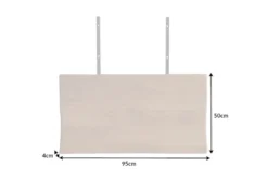 2er Set Ansteckplatten WILD OAK 50cm natur Wildeiche geölt Massivholz Esstisch Verlängerung Baumkante