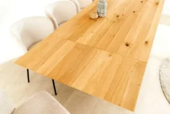 2er Set Ansteckplatten WILD OAK 50cm natur Wildeiche Verlängerung Schweizer Kante