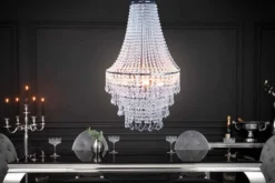 Extravaganter Kronleuchter ROYAL XL 105cm Hängelampe Barock