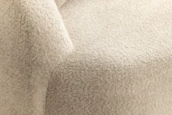 Extravagantes Sofa ELEMENTAL 180cm champagner beige Feinstrick Bouclé 2-Sitzer