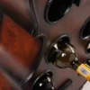Extravagantes Weinregal CELLO 133cm braun Tannenholz für 10 Flaschen