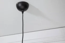 Filigrane Hängelampe COCOONING XL 60cm schwarz Kugelleuchte