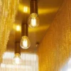Glamouröse Hängelampe ROYAL 80cm messing gold Metall Ketten-Design Hängeleuchte