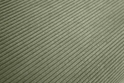 Großer Sitzhocker HEAVEN 100cm grün Cord Sofahocker abnehmbarer Bezug