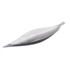 Handgearbeitete Deko Schale SILVER LEAF 40cm silber Aluminium