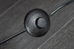 Handgefertigte Stehlampe DESIGNED BY NATURE 165cm natur schwarz Regenbaumholz