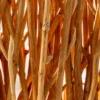 Handgefertigte Stehlampe NATURAL PARAVENT 180cm Longan-Holz Raumtrenner