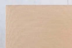 Handgefertigte Tischlampe ROUSILIQUE 80cm natur Eisenholz beige mit Lampenschirm