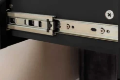 Hängender Nachttisch FLOATING 35cm schwarz Regal mit Schublade