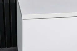 Hängendes TV-Board LOFT 160cm weiß natur drei Fächer mit Schublade