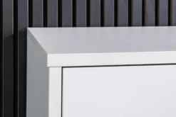 Hängendes TV-Board LOFT 150cm weiß natur fünf Fächer mit Schublade