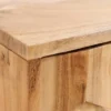 Hängendes TV-Board MYSTIC LIVING 160cm Akazie natur 3D Oberfläche Massivholz