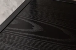 Industrial Bücherregal SLIM LINE 185cm Esche schwarz sechs Regalböden