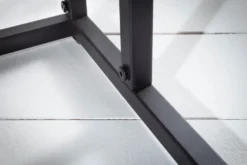 Industrial Beistelltisch SCANDINAVIA 60cm Akazie Massivholz Laptoptisch mit Tablet-Halterung