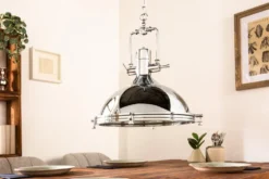 Industrial Hängelampe INDUSTRIAL 45cm silber Chrom Designklassiker